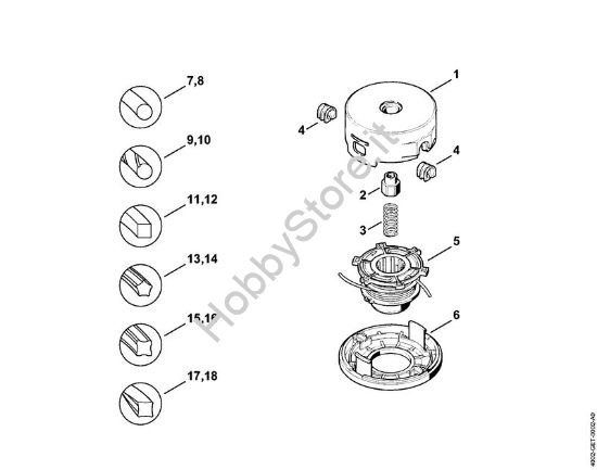 Testa falciante AutoCut 25-2 FS Attrezzi di taglio Testa falciante AutoCut 25-2 della marca STIHL