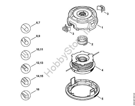 Testa falciante AutoCut C 26-2 FS Attrezzi di taglio Testa falciante AutoCut C 26-2 della marca STIHL
