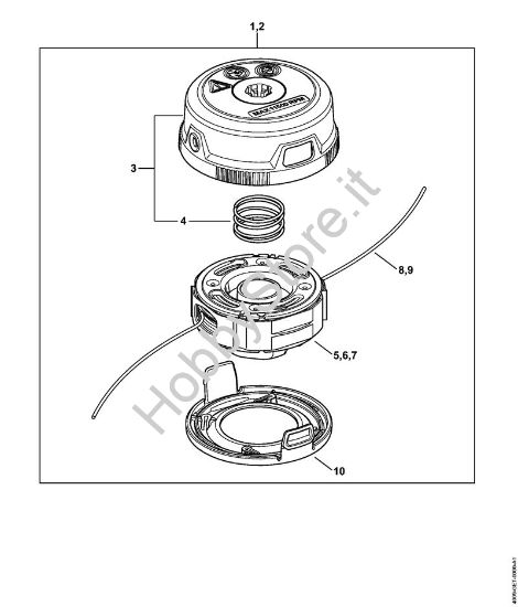 Testa falciante AutoCut C 3-2 FS Attrezzi di taglio Testa falciante AutoCut C 3-2 della marca STIHL