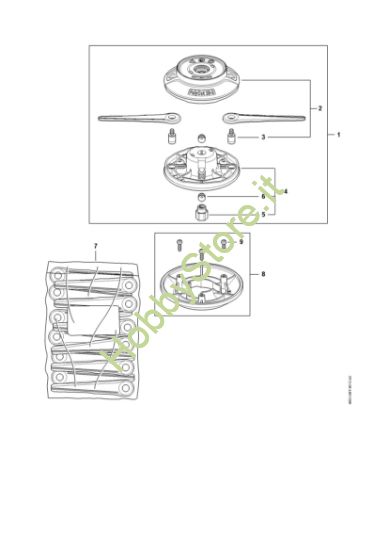Picture of Testa falciante PolyCut 28-2 Testa falciante PolyCut 28-2