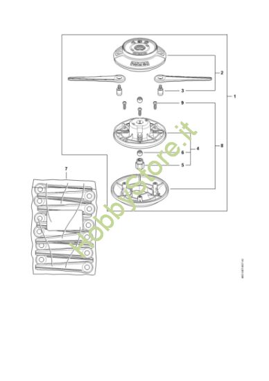 Picture of Testa falciante PolyCut 48-2 Testa falciante PolyCut 48-2