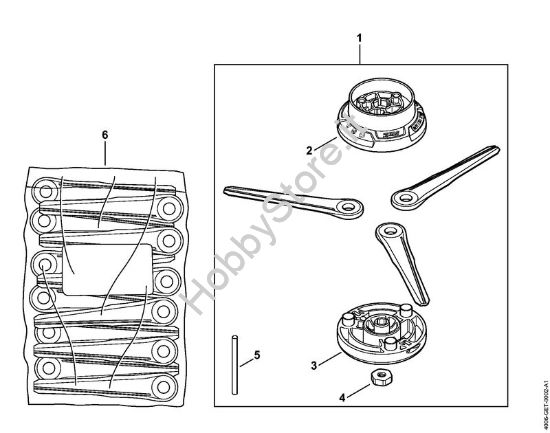 Testa falciante PolyCut 7-3 FS Attrezzi di taglio Testa falciante PolyCut 7-3 della marca STIHL