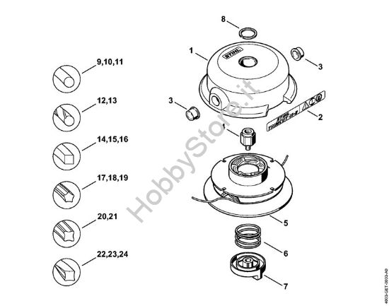 Testa falciante TrimCut 41-2 FS Attrezzi di taglio Testa falciante TrimCut 41-2 della marca STIHL