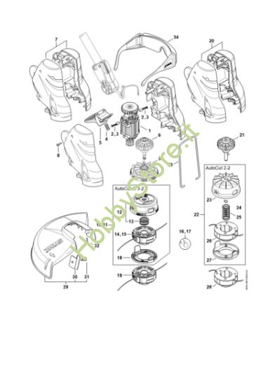 Picture of Elettromotore, testa falciante FSE 52