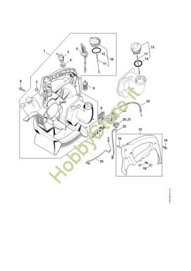 Picture of Carter soffiatore interno (04.2001), (45.2001), (18.2002) BG 55