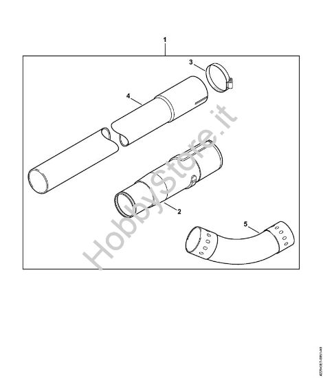 Corredo dispositivo pulizia grondaia Soffiatori (BG, BR) BG 55 della marca STIHL