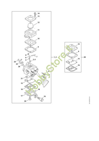 Picture of Carburatore 4241/32, 4241/22 BG 56