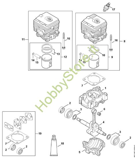 Picture of Carter albero a gomito, cilindro BG 56-D