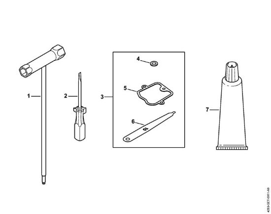 Attrezzi, accessorio a richiesta Soffiatori (BG, BR) BR 800 C-E della marca STIHL