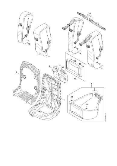 Picture of Dorsale BR 800 C-E