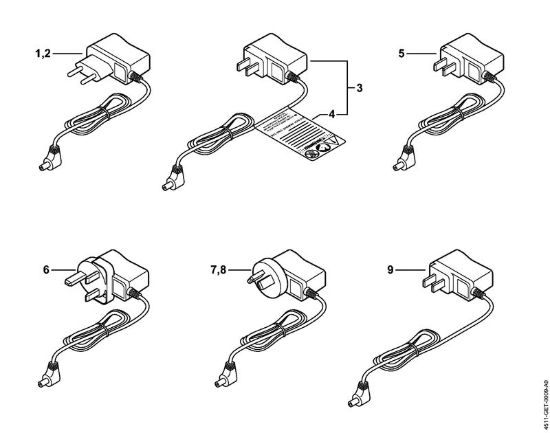 Cavo per carica Soffiatori a batteria (BGA) BGA 45 della marca STIHL