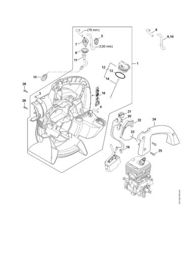 Picture of Carter soffiatore interno SH 56 SH 56 C-E