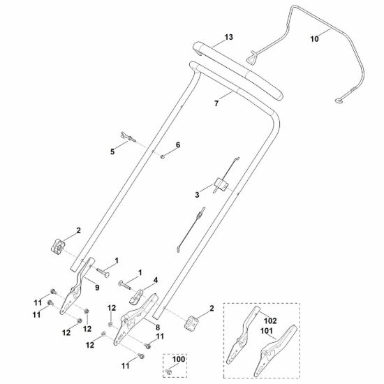 Picture of A - Manubrio RM 253.0