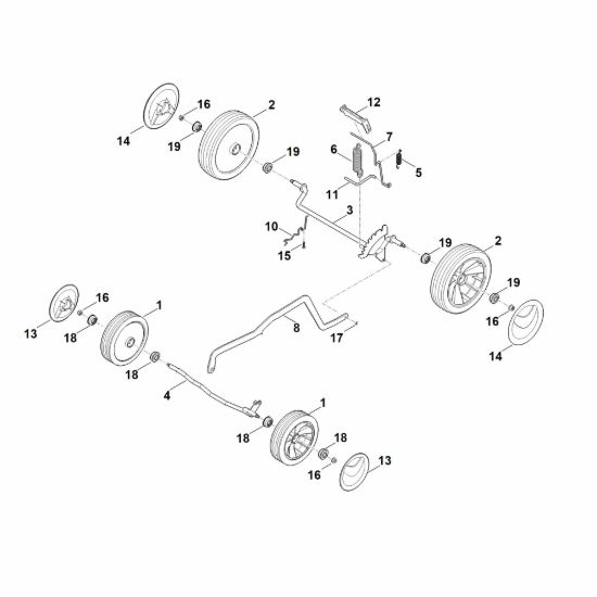 Picture of C - Carrello, impostazione in alto RM 443.1
