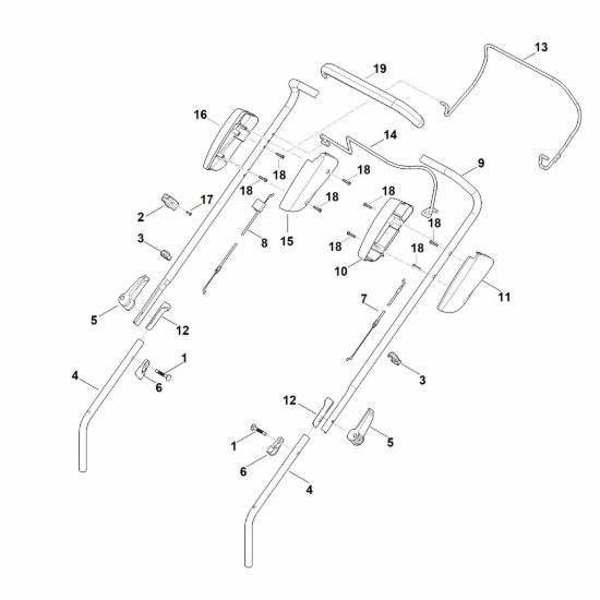 Picture of A - Manubrio RM 443.1 T