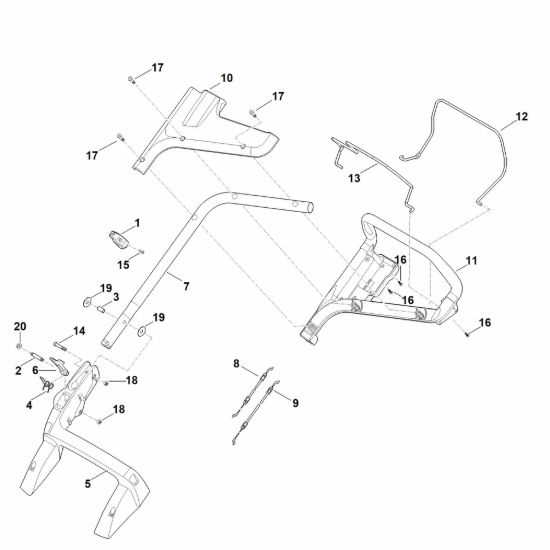 Picture of A - Manubrio RM 448.1 PC