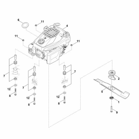 Picture of D - Motore, lama RM 448.1 PC