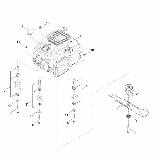 Picture of D - Motore, lama RM 448.1 TC