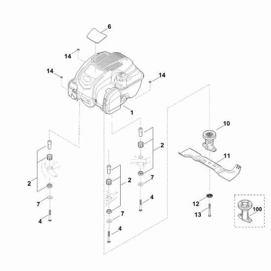 Picture of F - Motore, lama RM 545.0