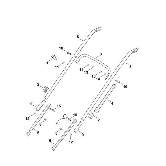Picture of B - Parte inferiore manubrio RM 545.0 T