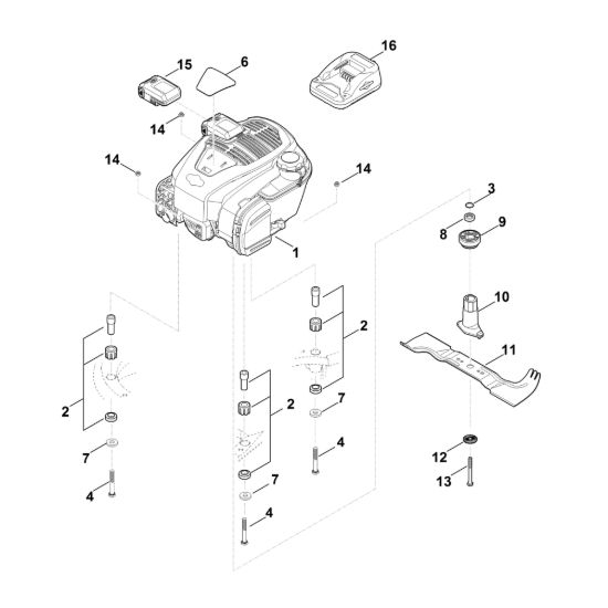 Picture of F - Motore, lama RM 545.0 VE