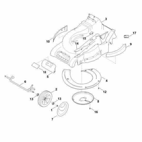 Picture of D - Scocca, asse anteriore RM 545.0 VR