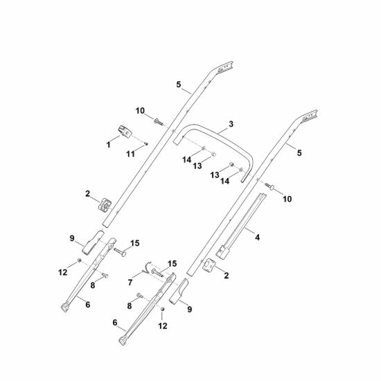 Picture of B - Parte inferiore manubrio RM 545.1