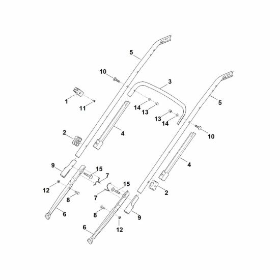 Picture of B - Parte inferiore manubrio RM 545.1 VM