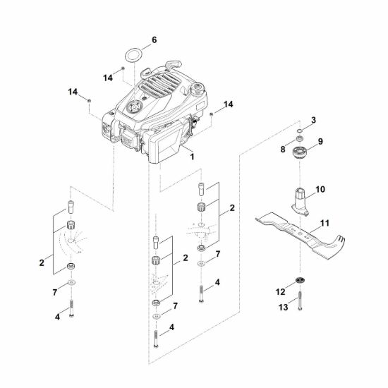 Picture of F - Motore, lama RM 545.1 VR