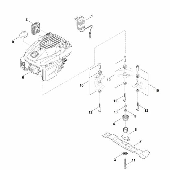 Picture of F - Motore, lama RM 650.1 VE