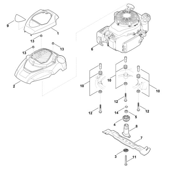 Picture of F - Motore, lama RM 655.0 V