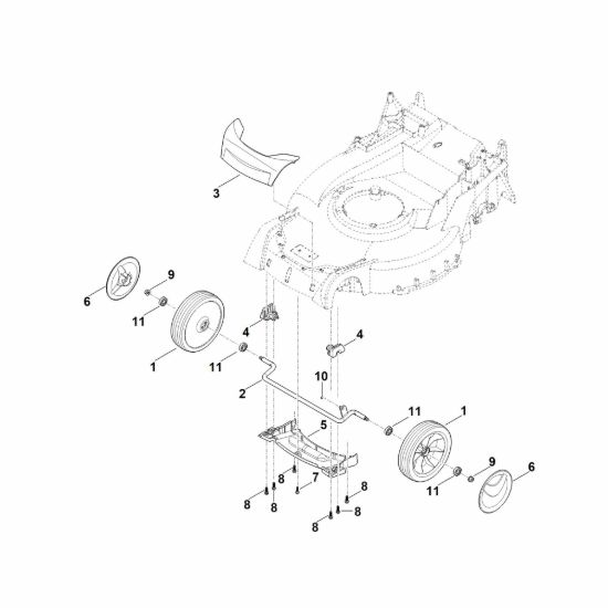 Picture of D - Asse anteriore, copertura RM 655.1 VS