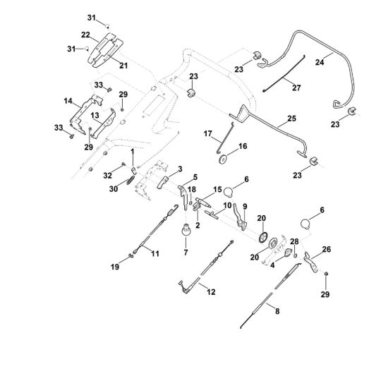 Picture of A - Parte superiore manubrio RM 756.0 YC