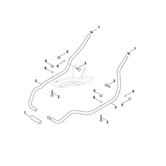 Picture of B - Parte inferiore manubrio RMA 2.0 RT