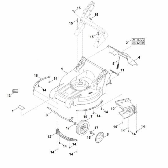 Picture of B - Scocca, asse anteriore RMA 448.0 PC