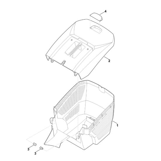 Picture of E - Cesto raccolta erba RMA 448.1 PC