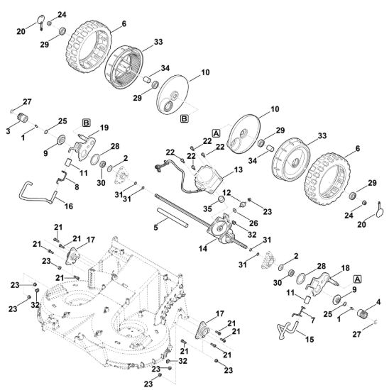 Picture of E - Regolazione altezza posteriore, trazione RMA 765.0 V