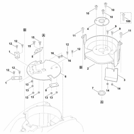 Picture of F - Set lame (cippatura) GH 460.0