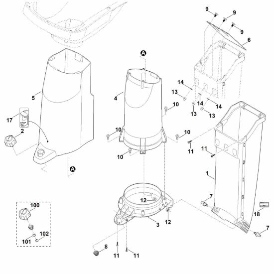 Picture of B - Parte inferiore imbuto ATO 400.0