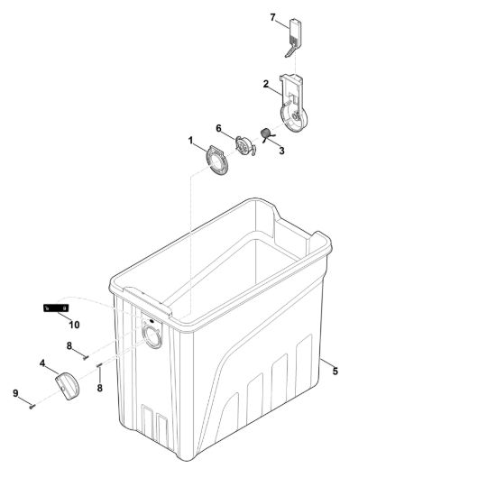 Picture of E - Contenitore per trituratore GHE 140.0 L