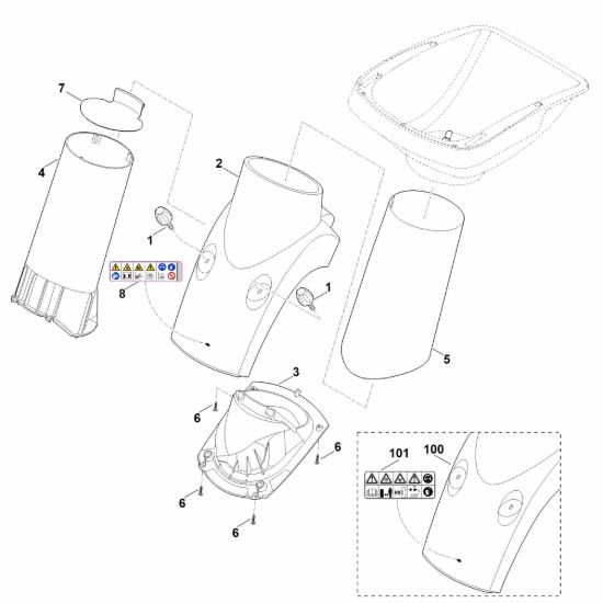 Picture of B - Parte inferiore imbuto GHE 355.0