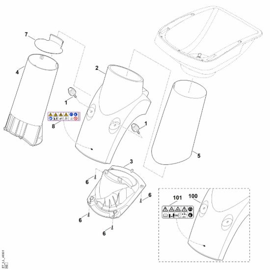 Picture of B - Parte inferiore imbuto GHE 375.0