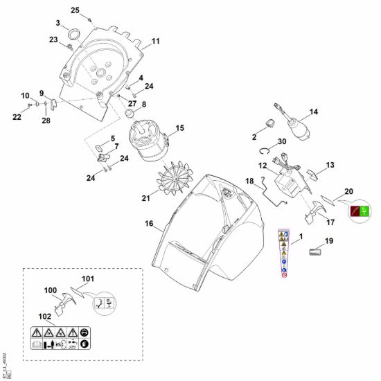 Picture of C - Corpo, Elettromotore GHE 375.0