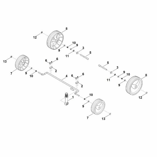 Picture of C - Carrello, impostazione in alto RLA 240.0