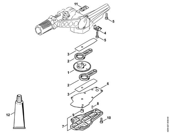 Riduttore lama a 135° regolabile Tosasiepi (HL) HL 100 della marca STIHL