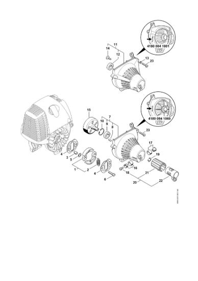 Picture of Frizione, carenatura ventola HL 100 K