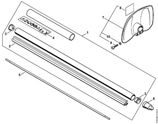 Stelo, Protezione mano Tosasiepi (HL) HL 90 K della marca STIHL