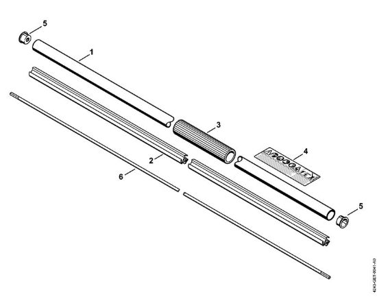 Stelo HL 94 K Tosasiepi (HL) HL 94 KC-E della marca STIHL