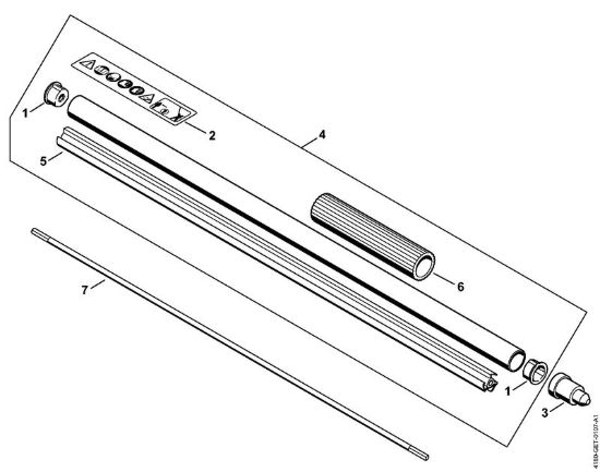 Stelo HL 95 K Tosasiepi (HL) HL 95 K della marca STIHL