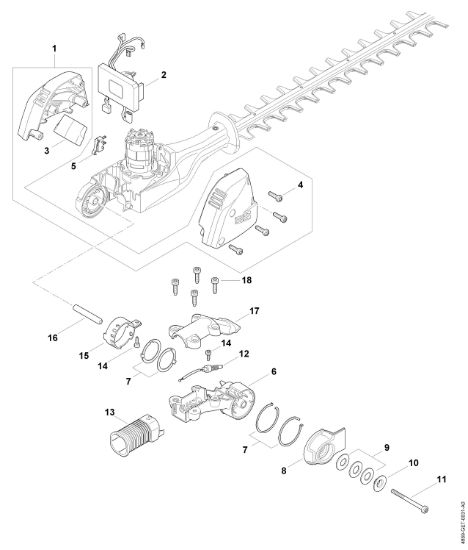 Picture of Carcassa motore, Modulo elettronico HLA 86